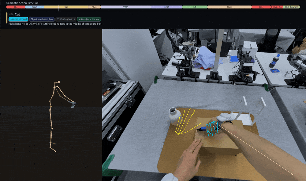 First-person Robot Execution Dataset